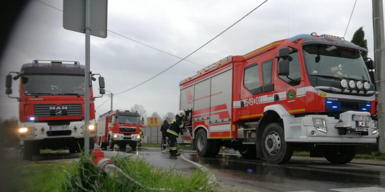 Pożar w Czajkowie. Straty sięgają 100 tysięcy złotych