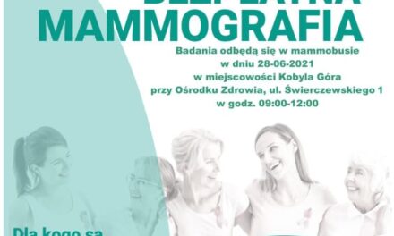 Bezpłatna mammografia w Kobylej Górze