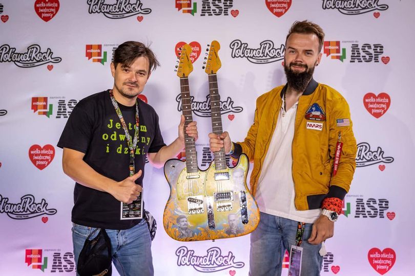 Gitara Szymona Chwalisza przebojem Festiwalu Pol’and’Rock