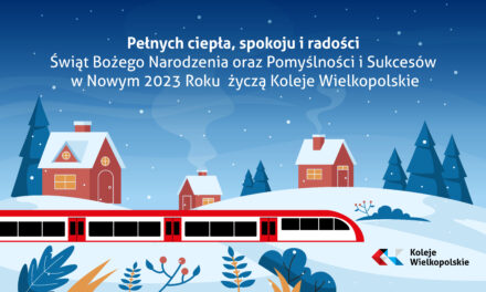 Koleje Wielkopolskie życzą Wesołych Świąt!