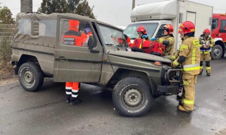 Olszyna: Dwie osoby trafiły do szpitala
