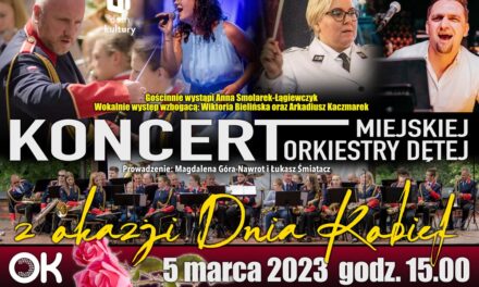 Koncert Miejskiej Orkiestry Dętej w Ostrzeszowie (zaproszenie)