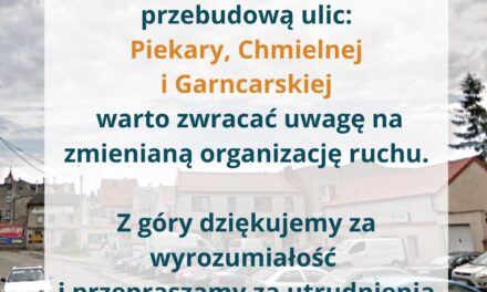 Rusza przebudowa ulic: Piekary, Chmielnej i Garncarskiej