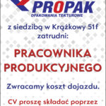 PRACA: PRACOWNIK PRODUKCYJNY