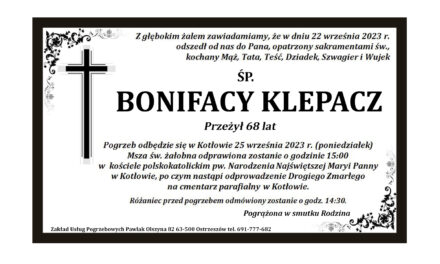 † Bonifacy Klepacz