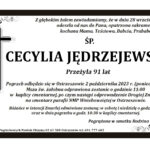 † Cecylia Jędrzejewska