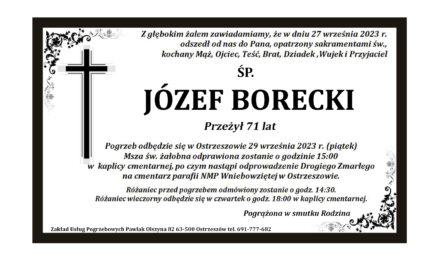 † Józef Borecki