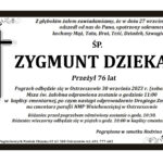 † Zygmunt Dziekan