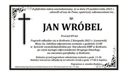 † Jan Wróbel