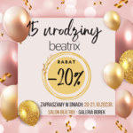 15. urodziny sklepu Beatrix [ZAPROSZENIE]