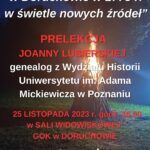 Prelekcja dot. kobiet posądzonych o czary [ZAPROSZENIE]