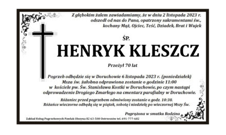 † Henryk Kleszcz