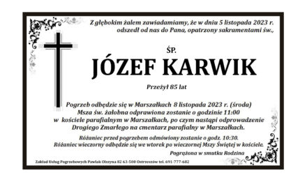 † Józef Karwik