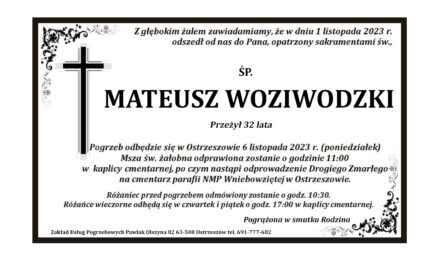 † Mateusz Woziwodzki