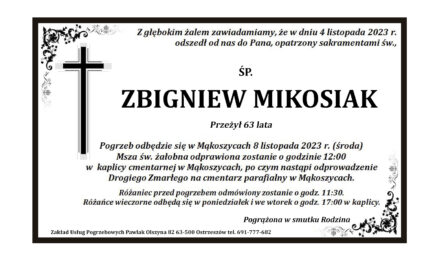 † Zbigniew Mikosiak