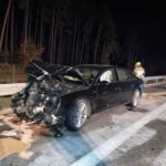 Trzy auta zderzyły się na S8