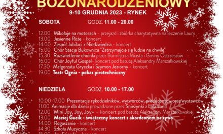 Jarmark Bożonarodzeniowy w Ostrzeszowie. Co będzie się działo?
