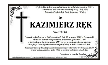 † Kazimierz Ręk