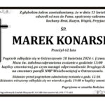 † Marek Konarski