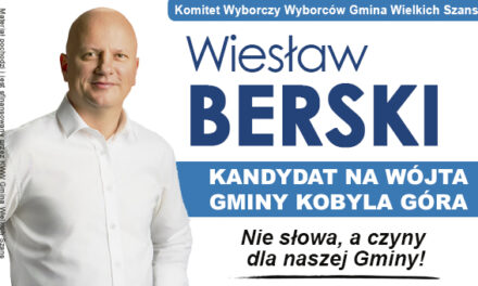Wiesław Berski – Kandydat na wójta Gminy Kobyla Góra