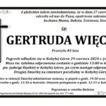 † Gertruda Więcek