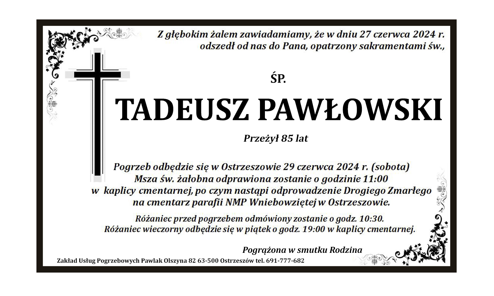 † Tadeusz Pawłowski