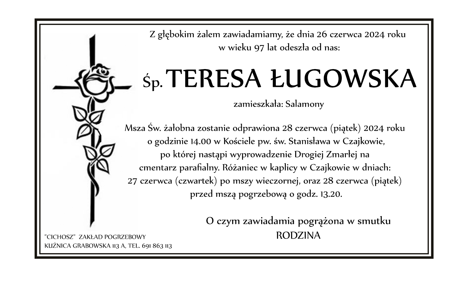 † Teresa Ługowska