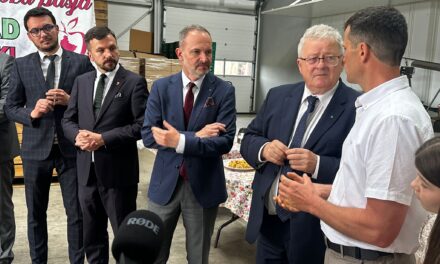 Minister rolnictwa spotkał się z ostrzeszowskimi rolnikami FILM