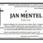 † Jan Mentel
