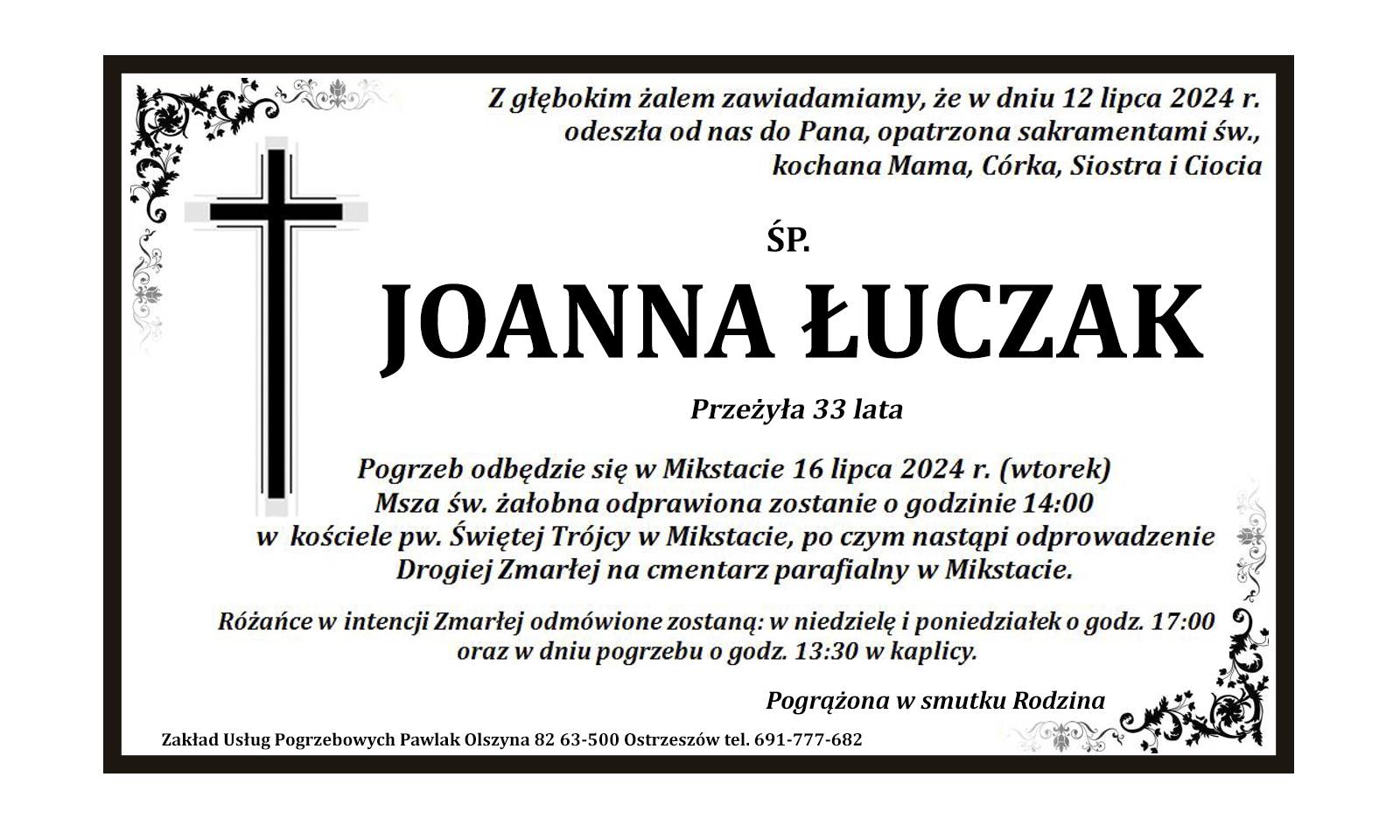 † Joanna Łuczak